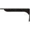 Ekena Millwork Embrey Steel Bracket, Antiqued Pewter 2"W x 12"D x 5 1/4"H BKTM02X12X05EBAPW - alternate 4